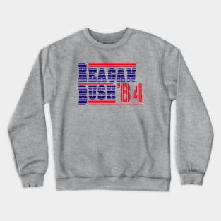 regan bush 84 stripped design american theme Crewneck Sweatshirt